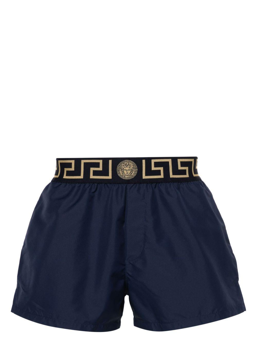 Greca Border swim shorts<BR/><BR/><BR/> ABU01022 1A11120A70W VERSACE 