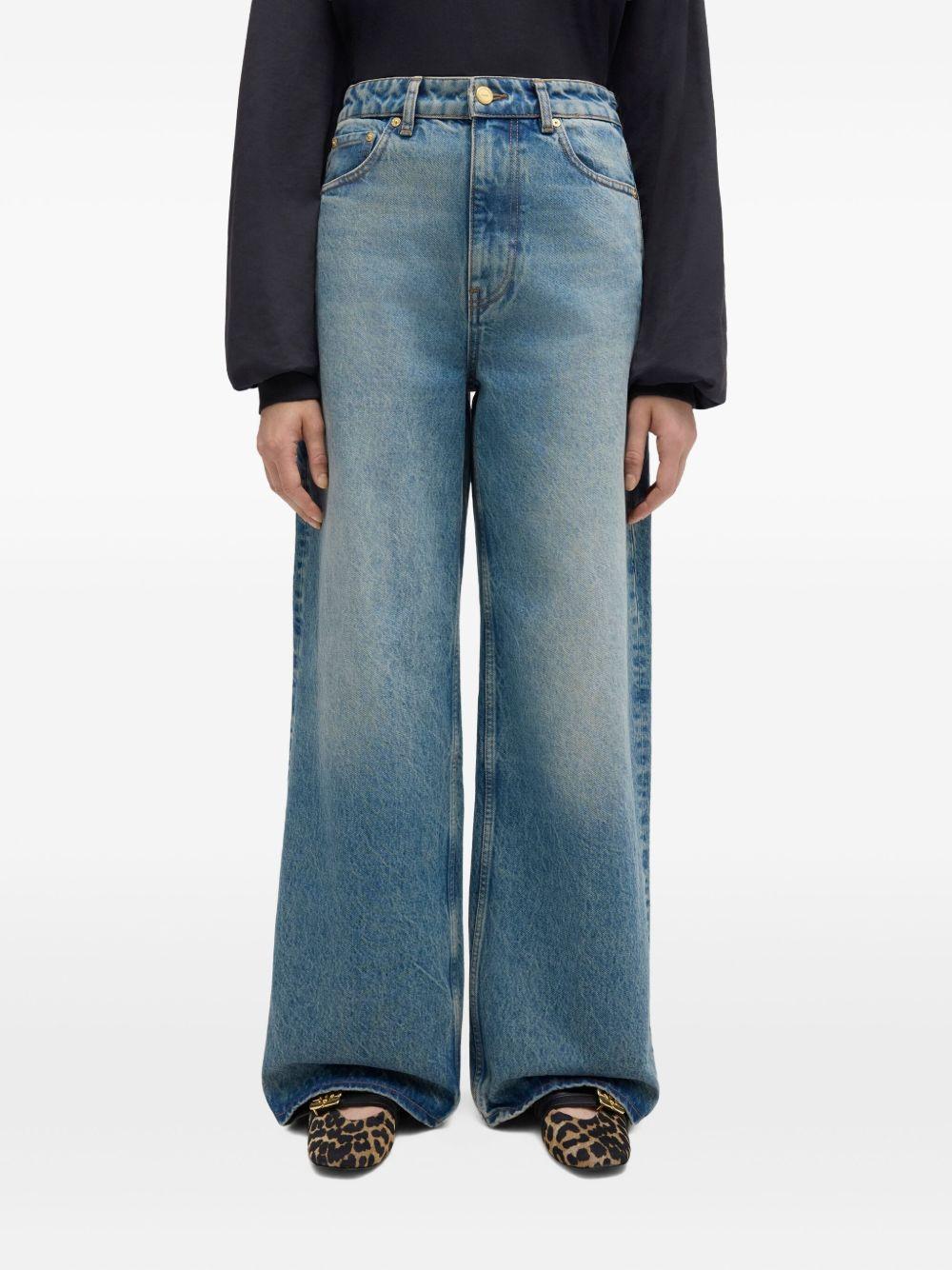 Lari Jeans in Tint Rigid Denim A1100094 567 GANNI 