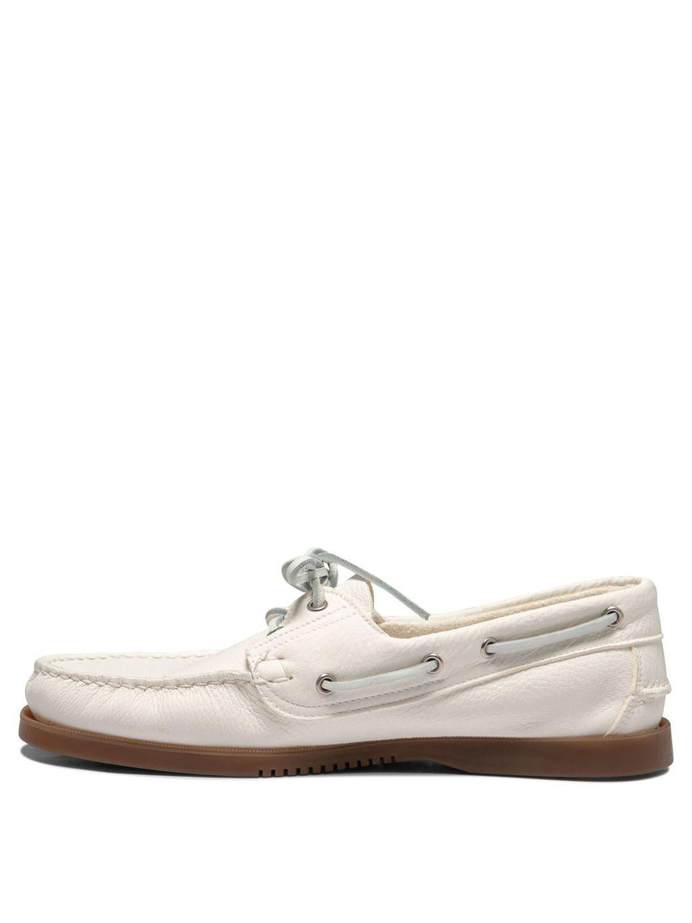 Barth boat shoes 780557 BLANC PARABOOT 