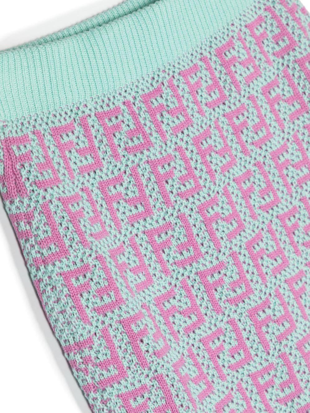 FF logo skirt JFG135 AQTFF1N91 FENDI KIDS 