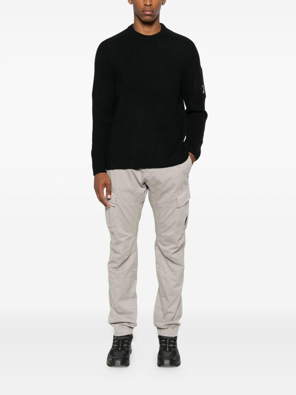 Full Rib Crewneck Lens Sweater 19CMKN015A 006608A999 C.P. COMPANY 