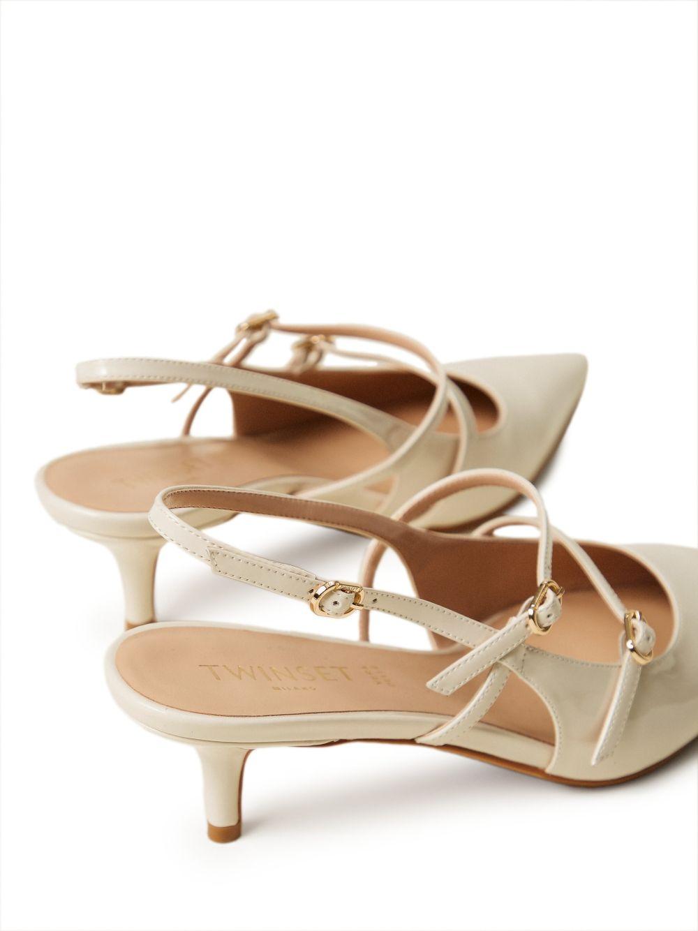 Sling back court shoes with straps 261TCP044 S2148300381 TWINSET 
