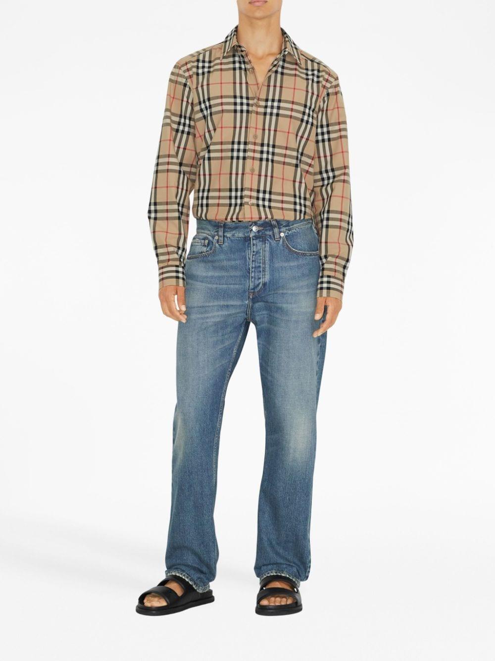 Vintage Check-pattern cotton shirt 8070577 A7028 BURBERRY 