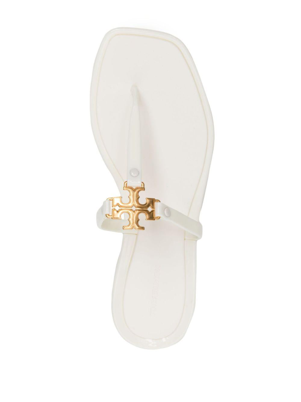 Roxane Jelly logo-plaque slides<BR/><BR/><BR/> 137704 102 TORY BURCH 