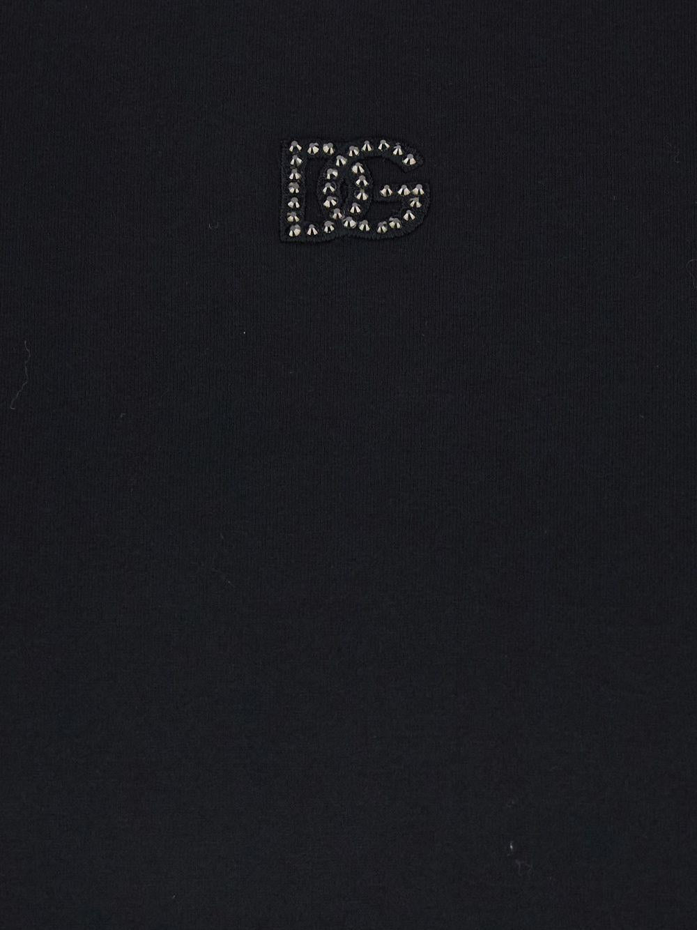 embellished-logo T-shirt F8V42Z GDDL7N0000 DOLCE & GABBANA 