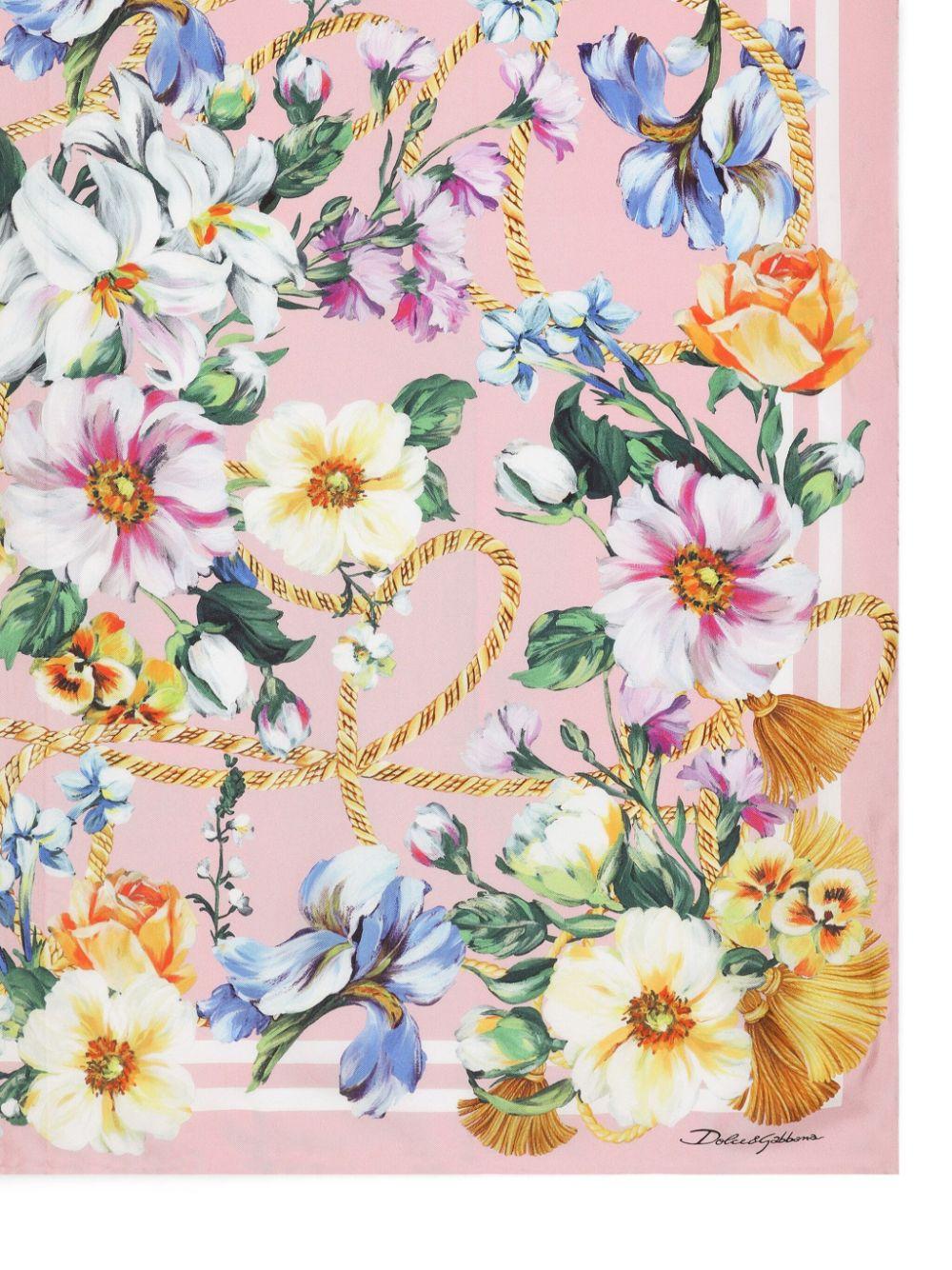 Floral print scarf FN092R GDCUQHH5JC DOLCE & GABBANA 