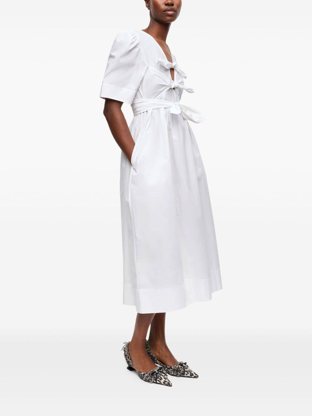 Bow-detailing dress<BR/><BR/><BR/> W0306 151 GANNI 