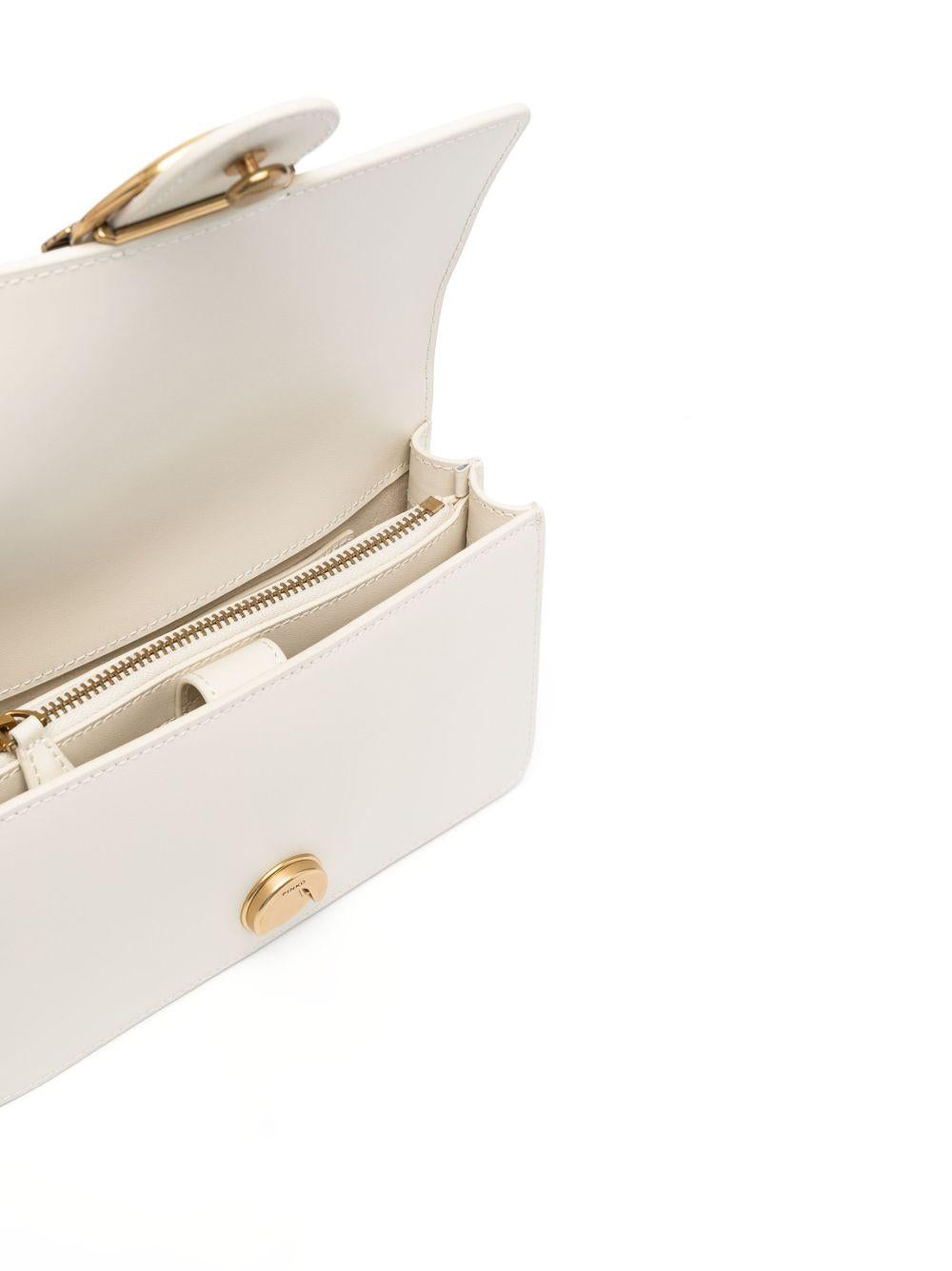 Mini Love One leather bag<BR/><BR/><BR/> 100059 A0F1Z14Q PINKO 