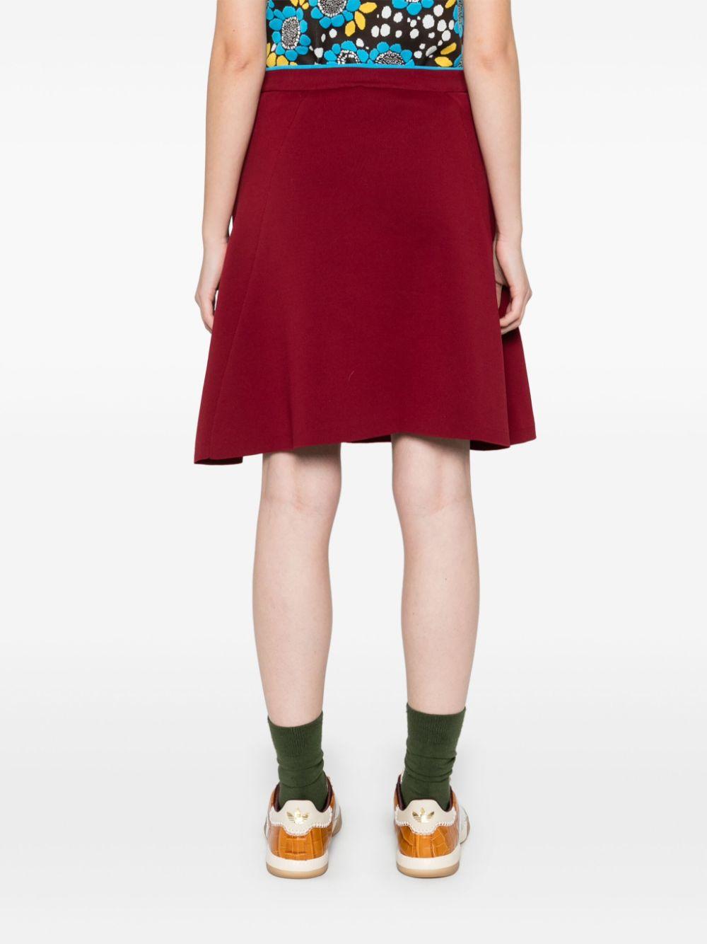 Knit skirt JL9588 COLLEGIATE BURGUNDY ADIDAS x Wales Bonner 