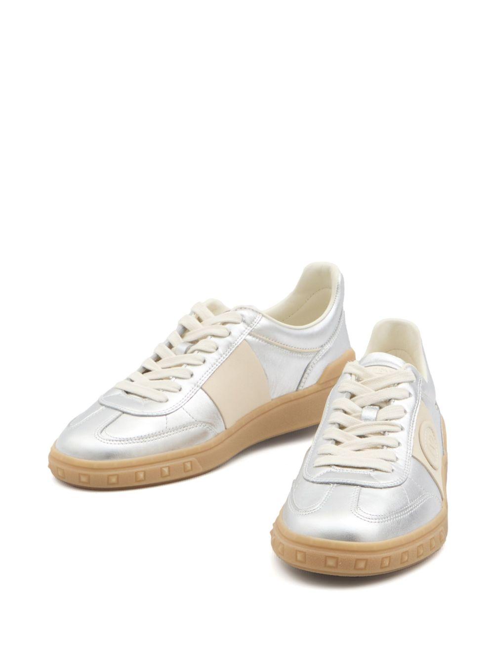Upvillage Trainer In Laminated Calfskin With Nappa Calfskin Leather Band 8W2S0IL9HEJ BJU VALENTINO GARAVANI 