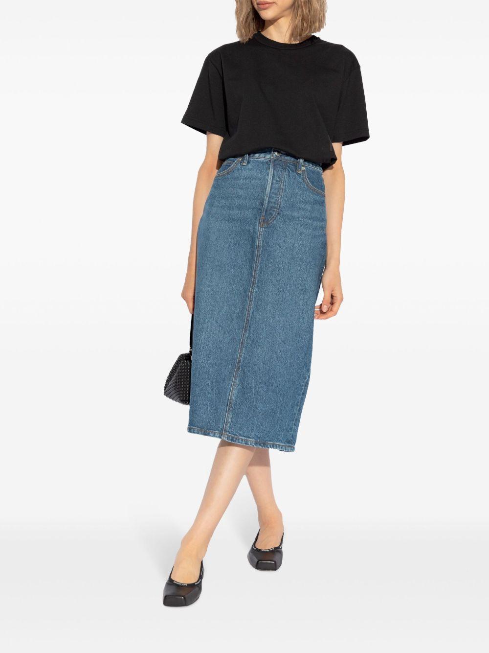 Logo T-shirt 4CC3241520 001 ALEXANDER WANG 