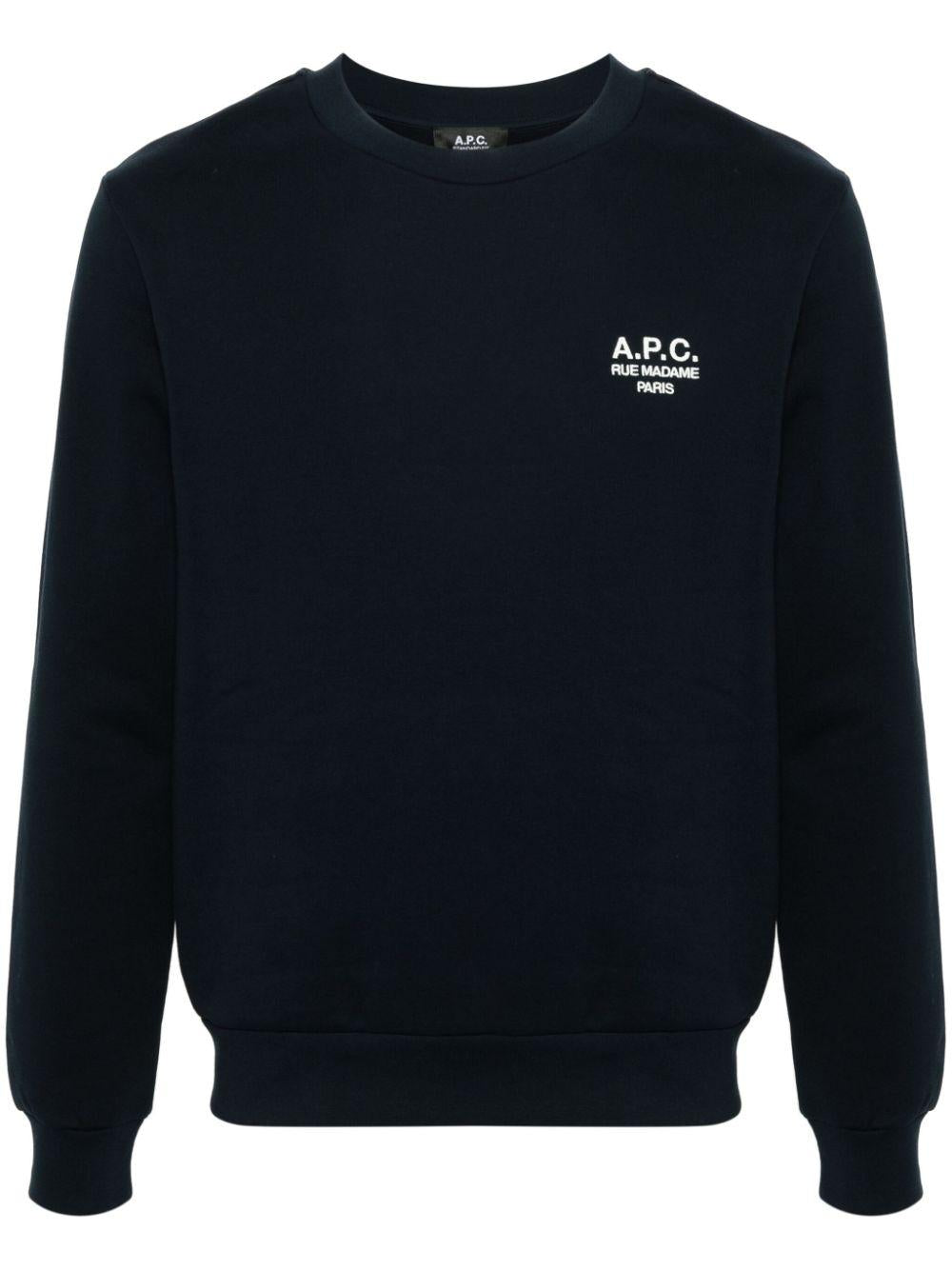 Embroidered-logo sweatshirt<BR/><BR/> COHBV M27913TIQ A.P.C. 