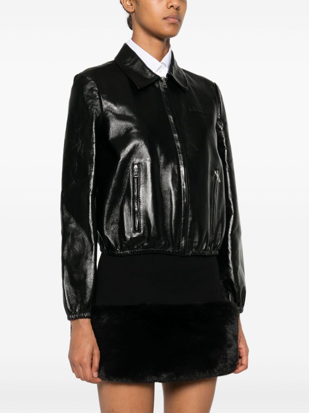 Leather jacket<BR/><BR/><BR/> 797625 XNA3H1000 GUCCI 