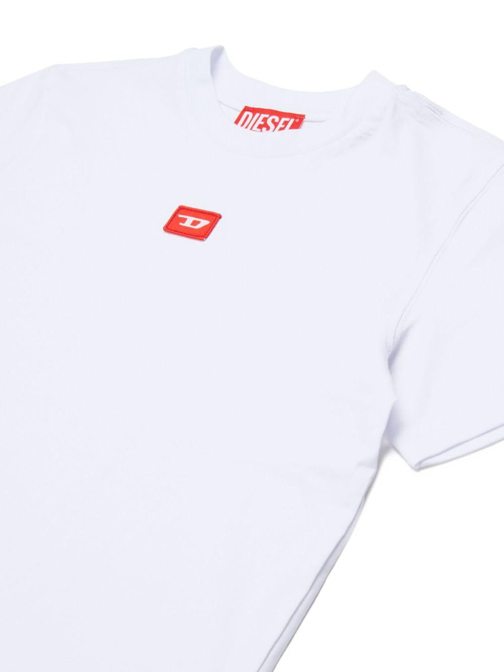 Cotton T-shirt with patch J02501 0GRAIK100 DIESEL KIDS 