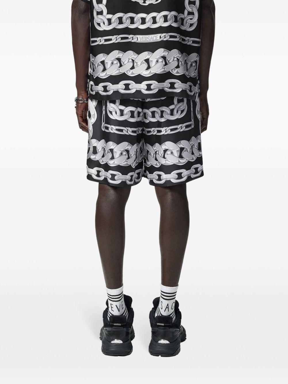 Silk shorts 1002476 1A133975B950 VERSACE 