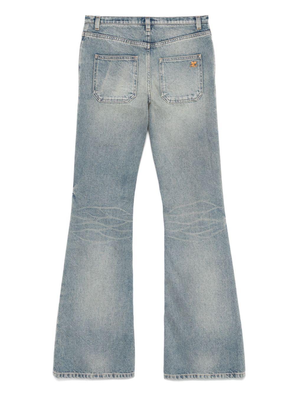 70's bootcut trousers<BR/><BR/> 324DPA221DE0033 7052 COURRÈGES 