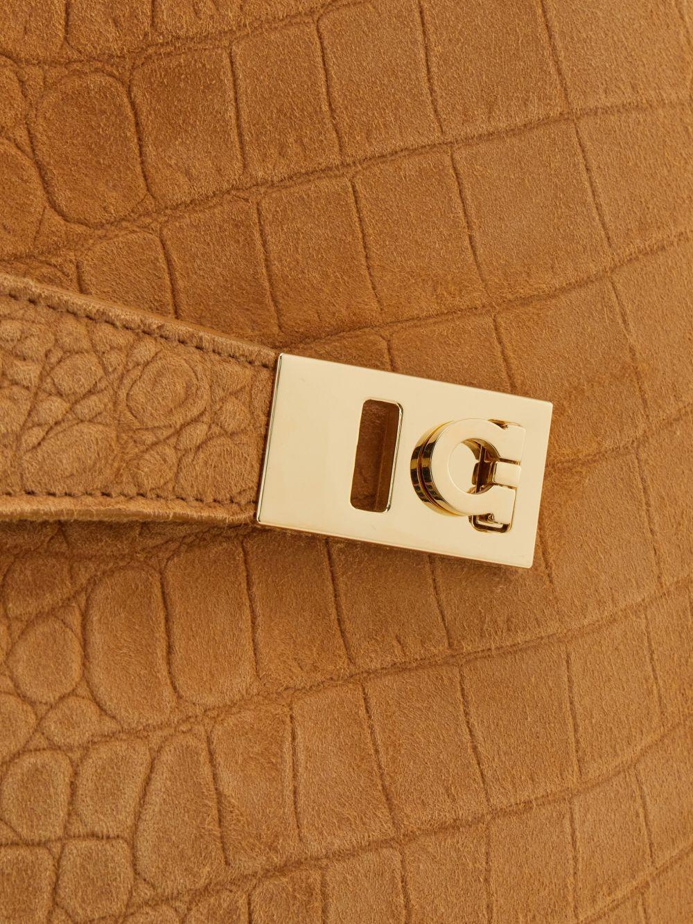 Hug soft shoulder bag (M) 219816 HUG SH S 792869NATURALE 6 FERRAGAMO 