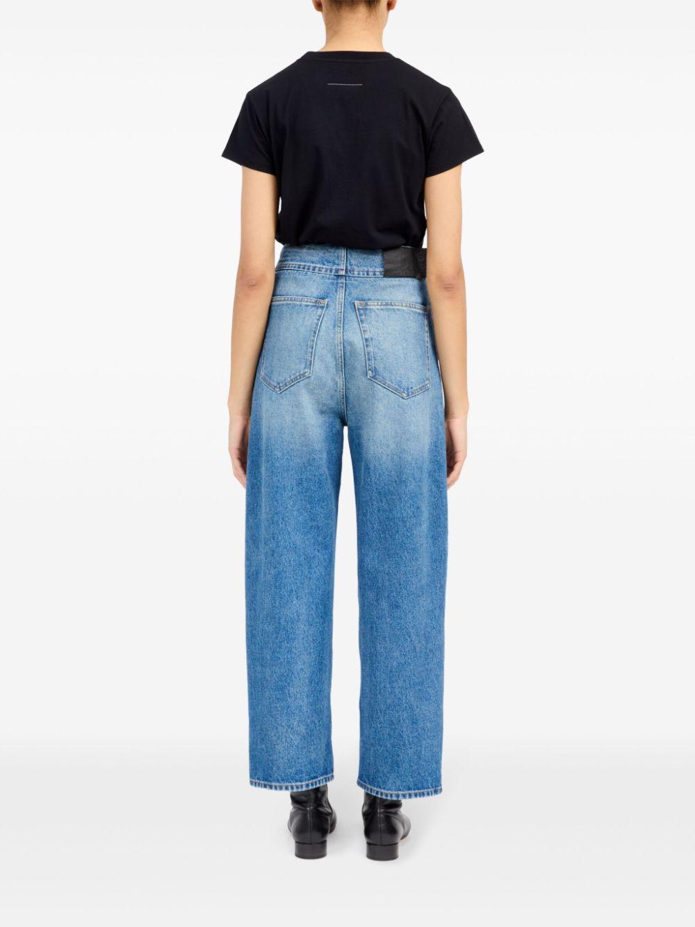 Button-up straight jeans<BR/><BR/><BR/> S52LA0235 M30018965 MM6 Maison Margiela 