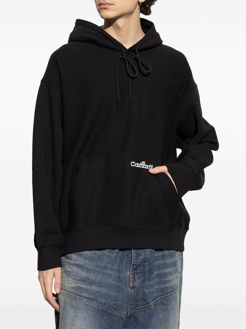 Hooded Label Script Sweat I034430 Hooded Label Script Sweat89.XX CARHARTT WIP 