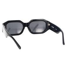 Black square sunglasses ATTICO45C1SUN BLACK/SILVER/GREY THE ATTICO 