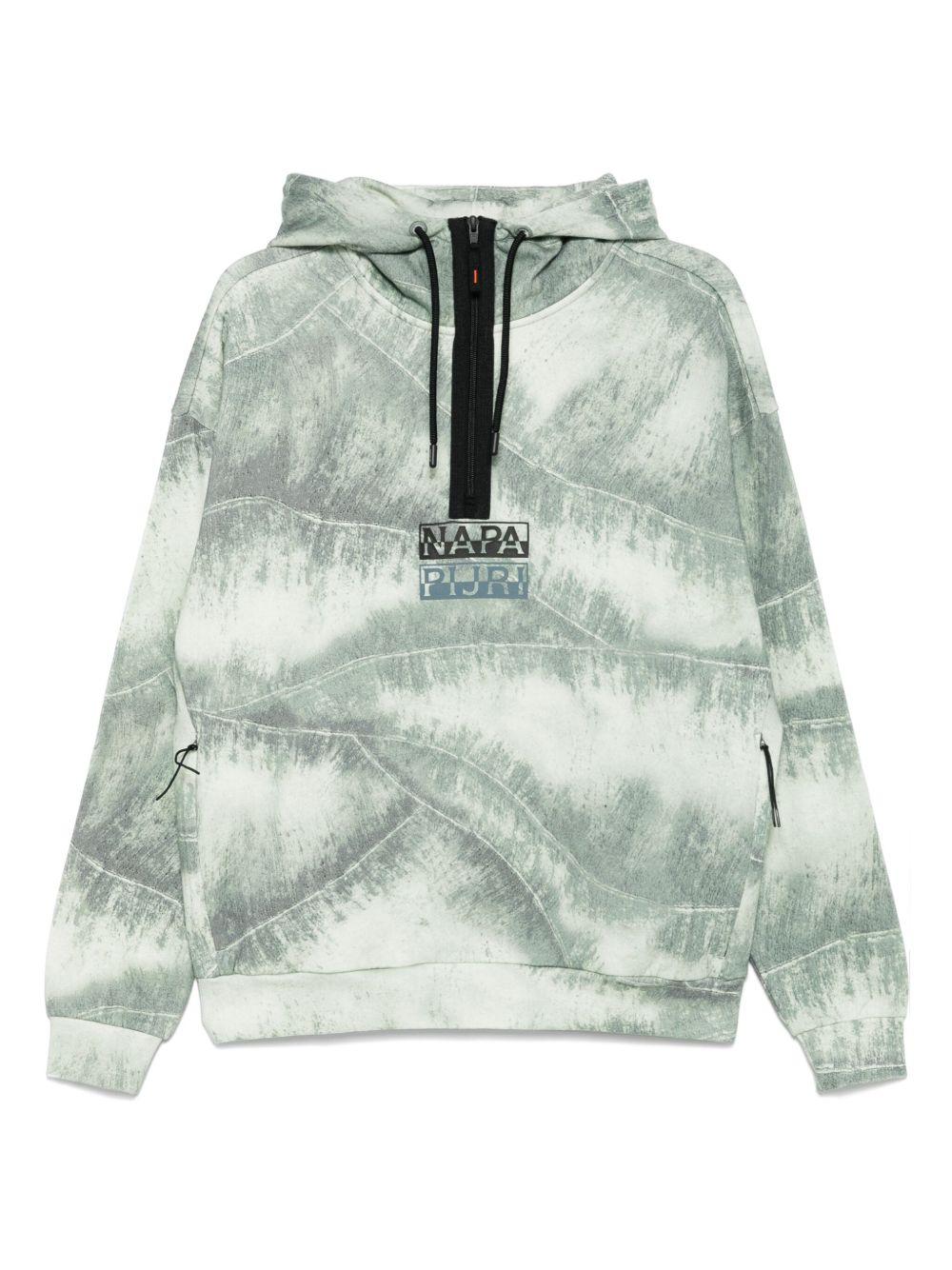 Printed hoodie<BR/><BR/> NP0A4ICF FCP1 NAPAPIJRI 