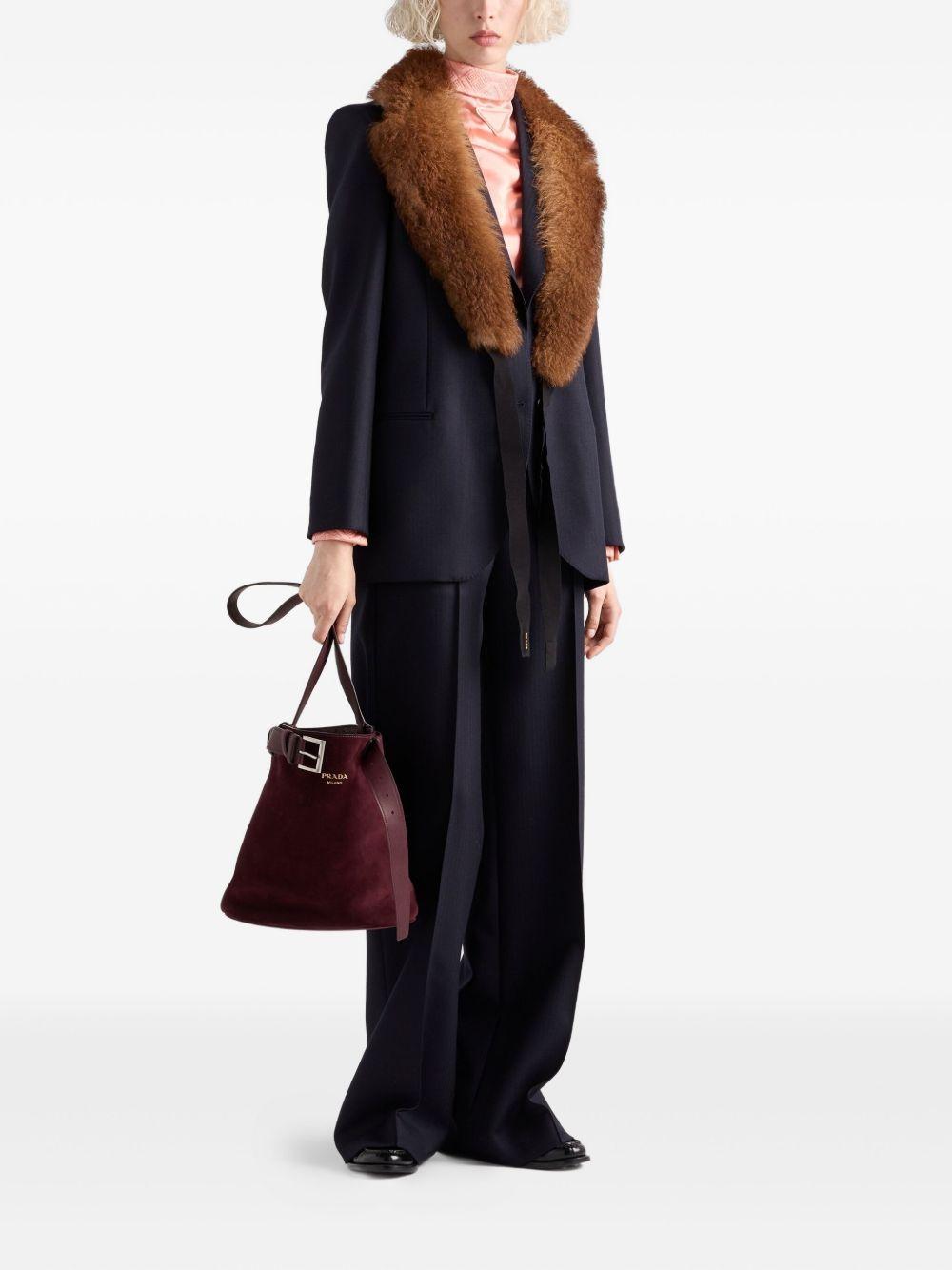 Single-breasted gabardine jacket P545P16OX S-OOOF0008 PRADA 