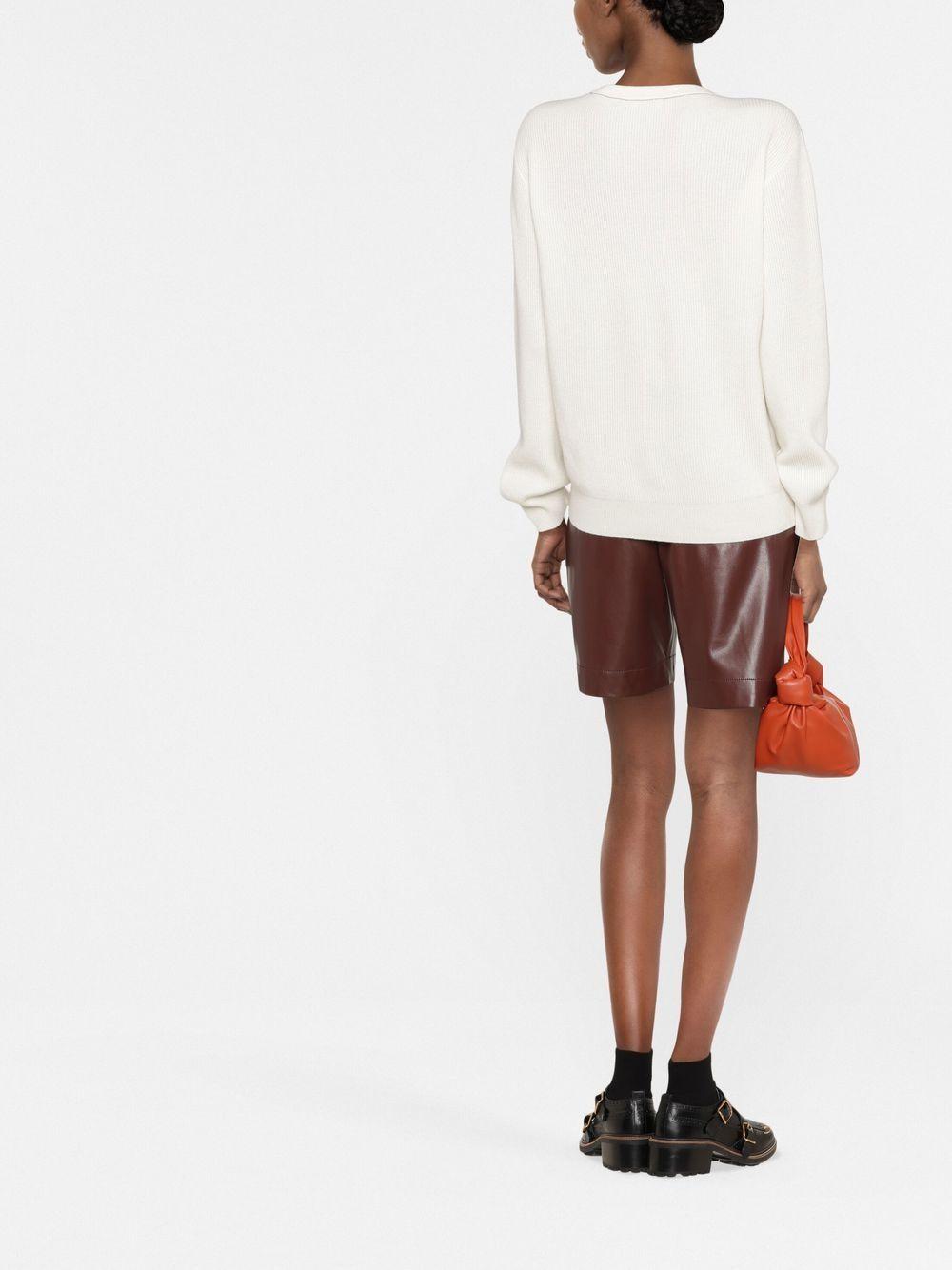 Cashmere English rib sweater with monili M12175400 C159 BRUNELLO CUCINELLI 