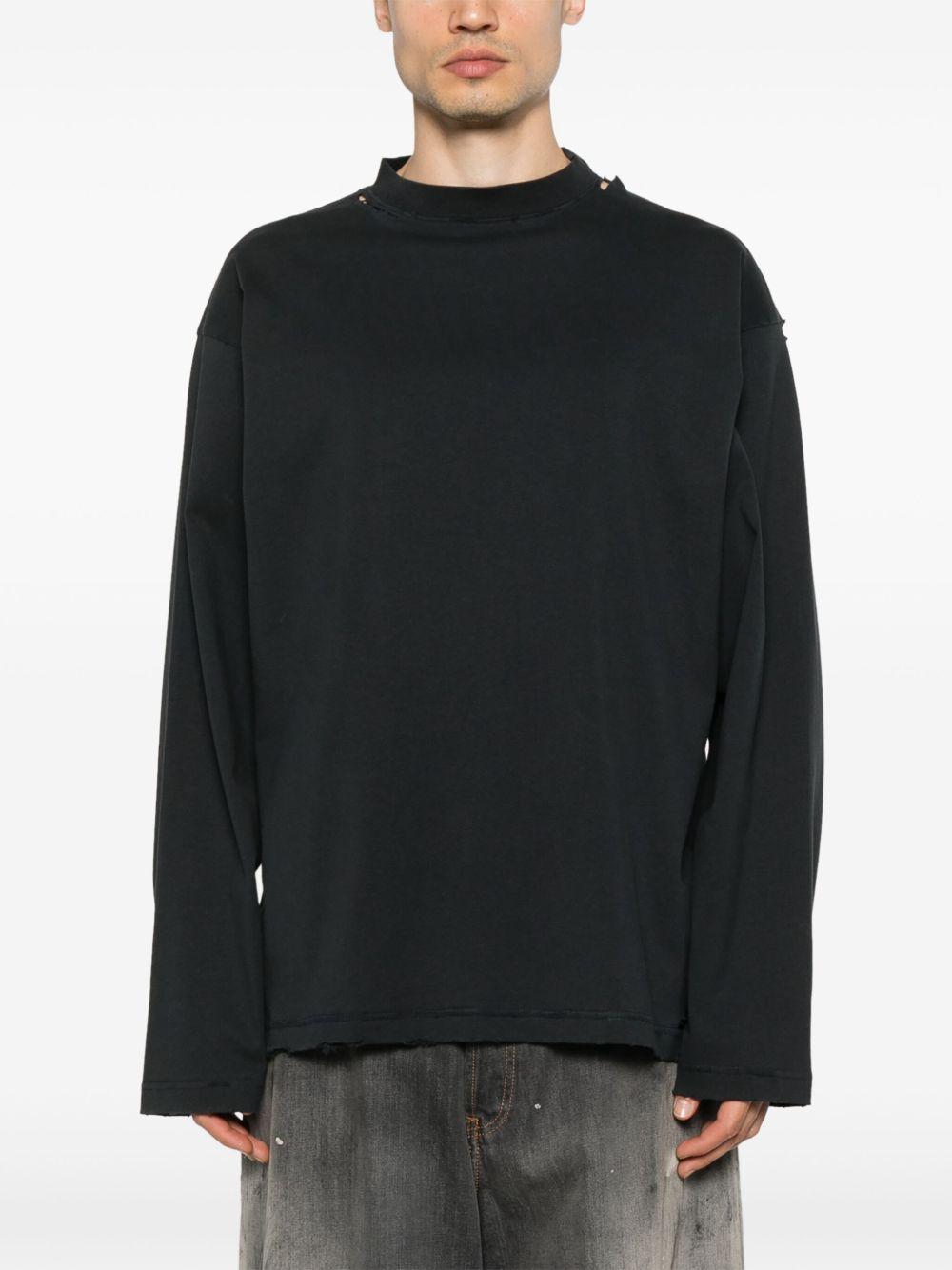 High neck T-shirt with logo 832432 TSVF98433 BALENCIAGA 