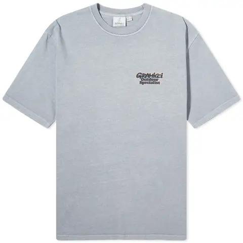 Front logo tee G4SU T071SLATE PIGMENT GRAMICCI 