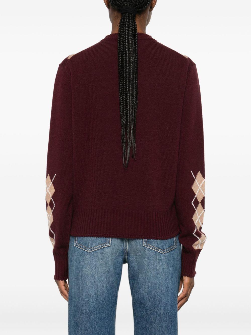 Wool And Cashmere V-neck Sweater CH25WMP01580 601 CHLOÉ 