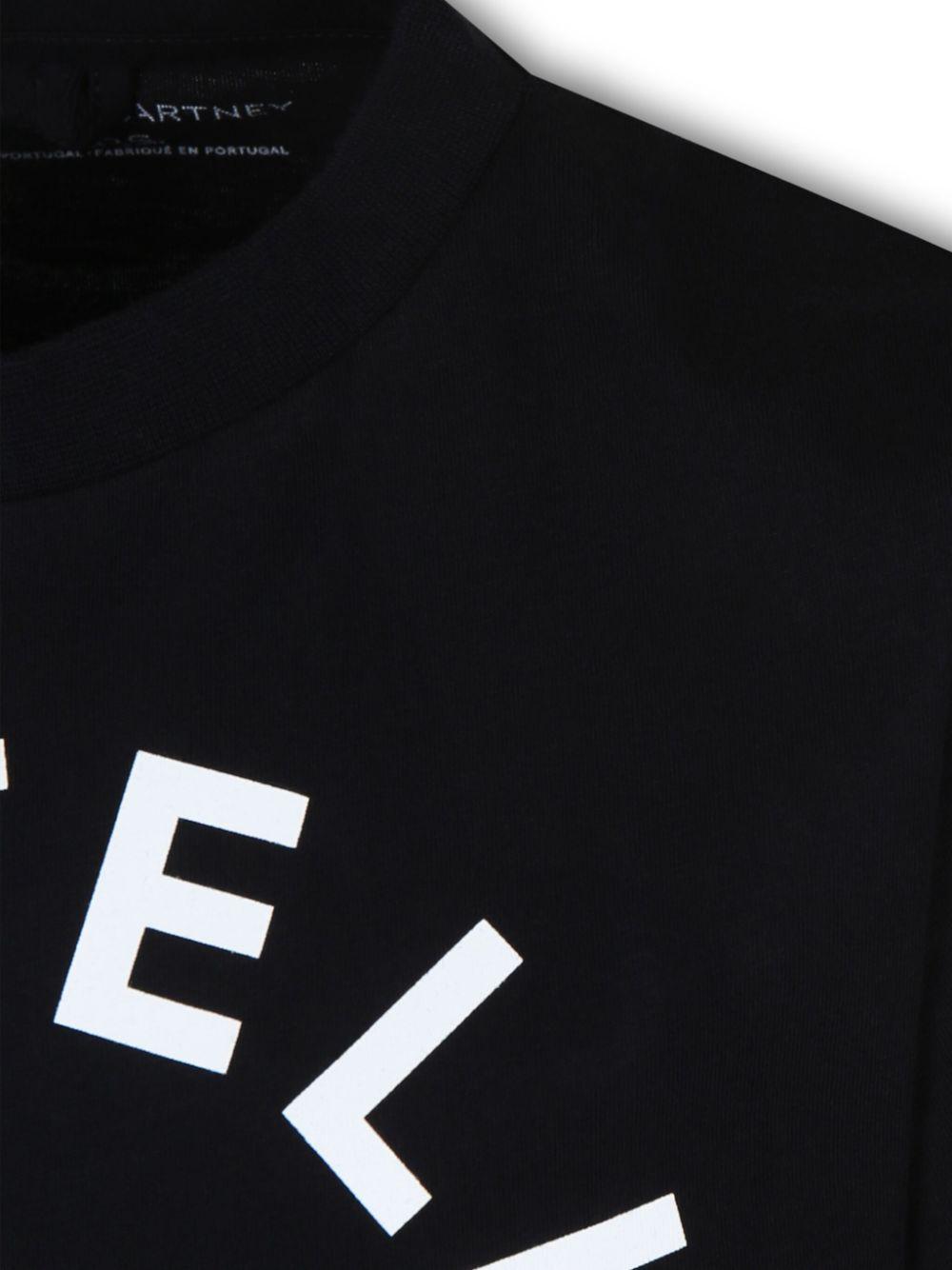 Logo-print organic-cotton T-shirt<BR/><BR/> TV8P61 Z0434930 STELLA McCARTNEY KIDS 