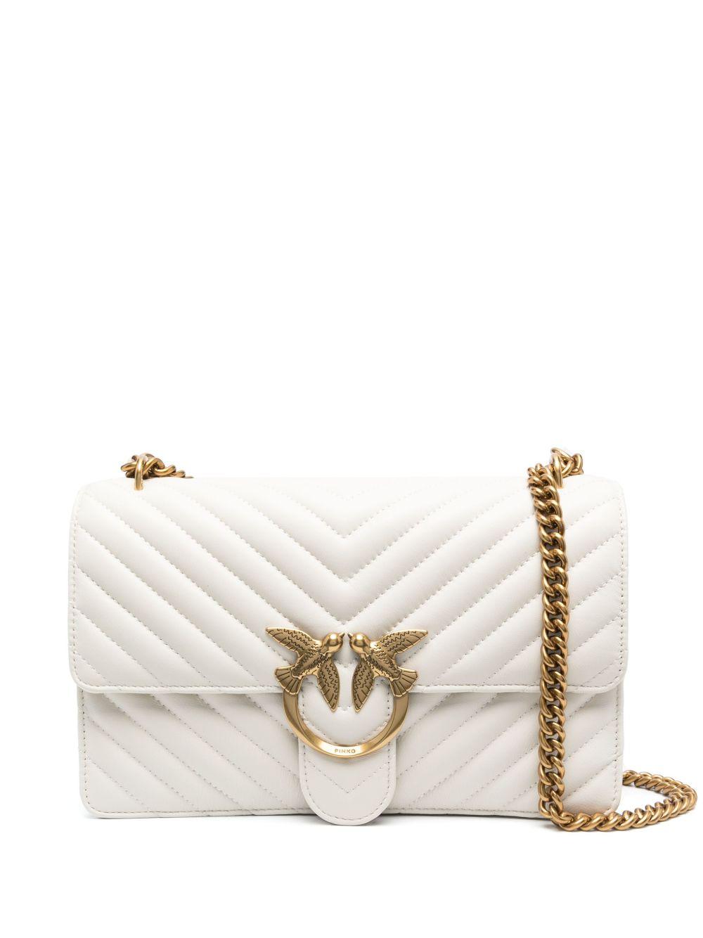 Love chevron medium shoulder bag 100941 A0GKZ14Q PINKO 
