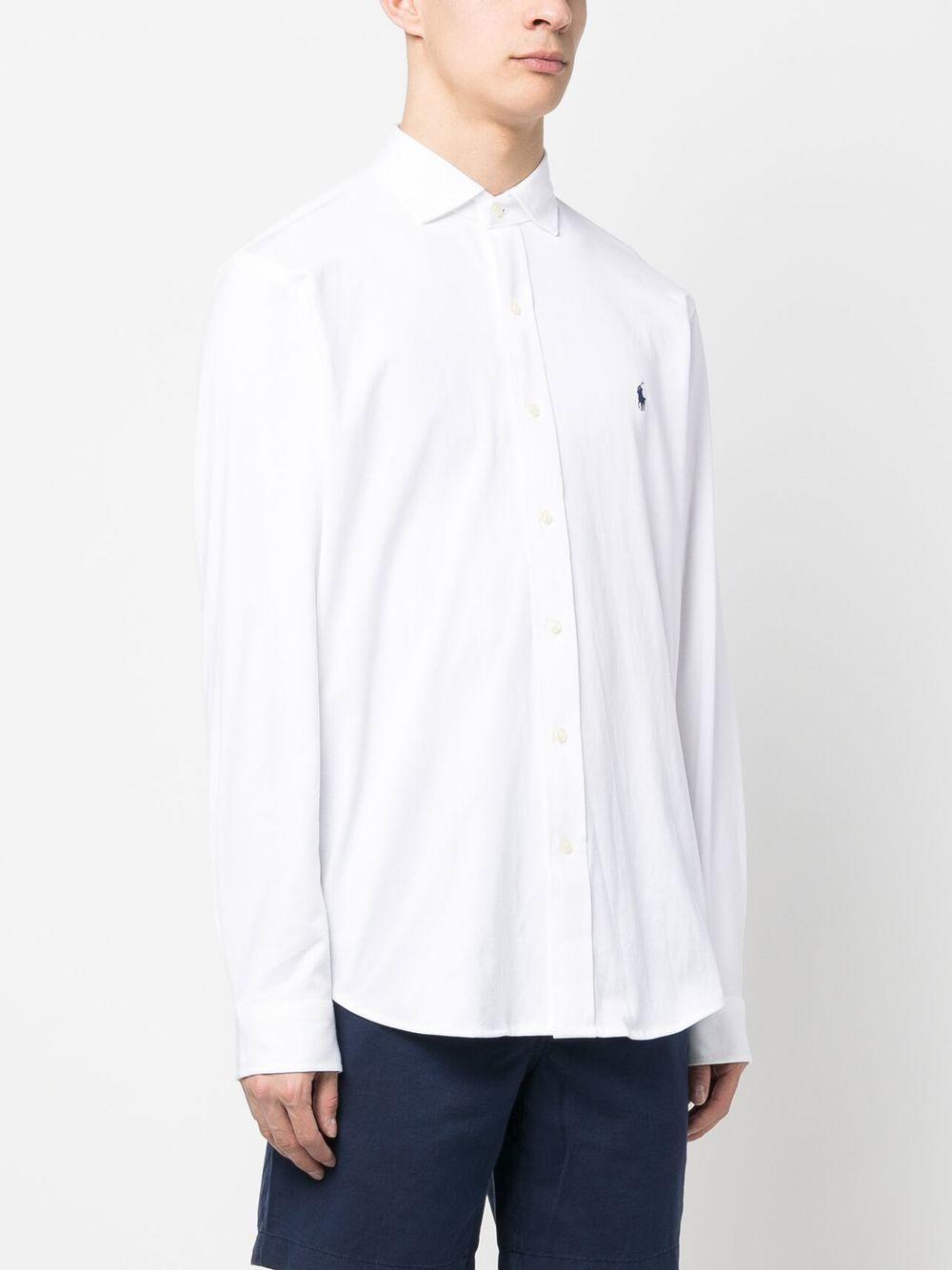 Camicia con ricamo<BR/><BR/><BR/> 710899386001 WHITE POLO RALPH LAUREN 