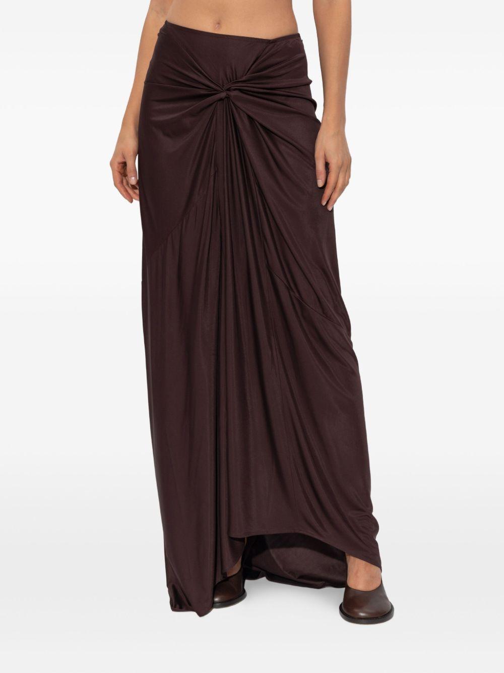 Long skirt with knot 011159 2617358 DRIES VAN NOTEN 