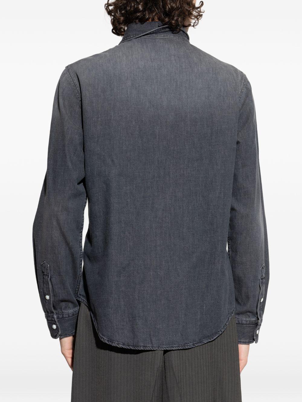 Lightweight Denim Shirt 1020701 1A168081D980 VERSACE 