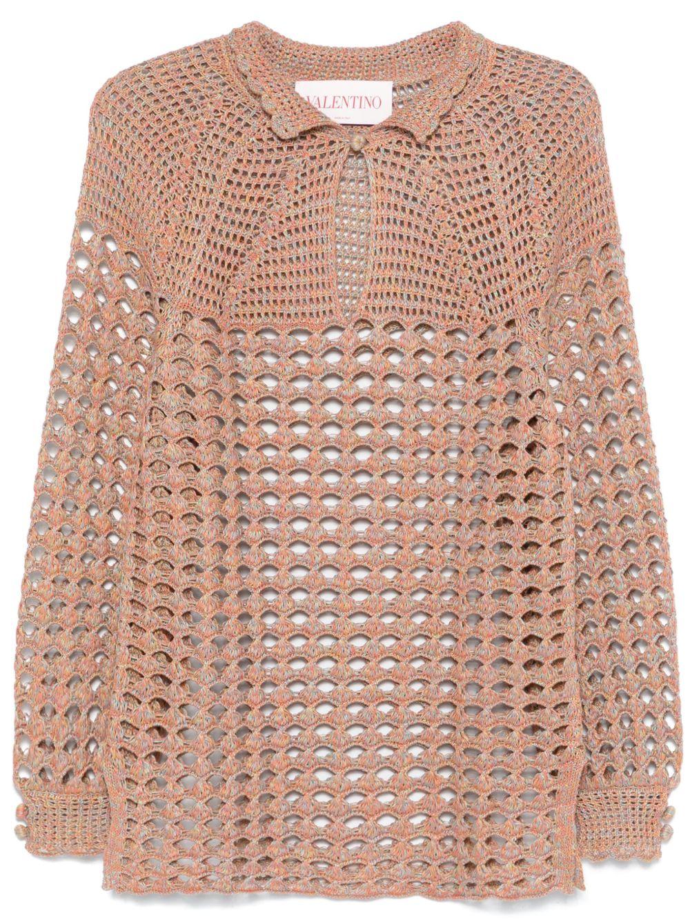 Knitted sweatshirt<BR/><BR/><BR/> 6V0KC34AAUT AH2 VALENTINO GARAVANI 