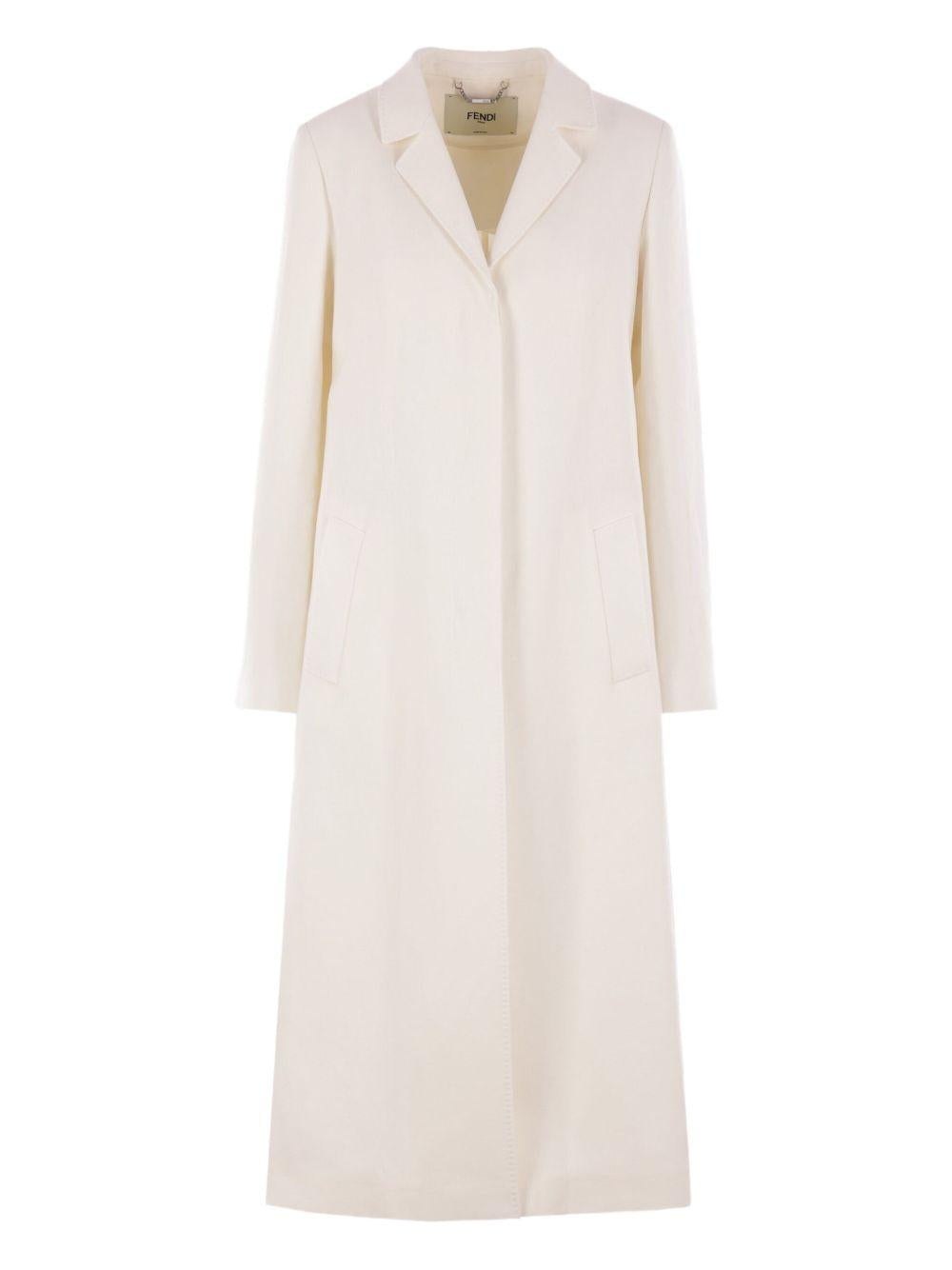 Linen coat<BR/><BR/> FF6121 AUOKF0ZNM FENDI 