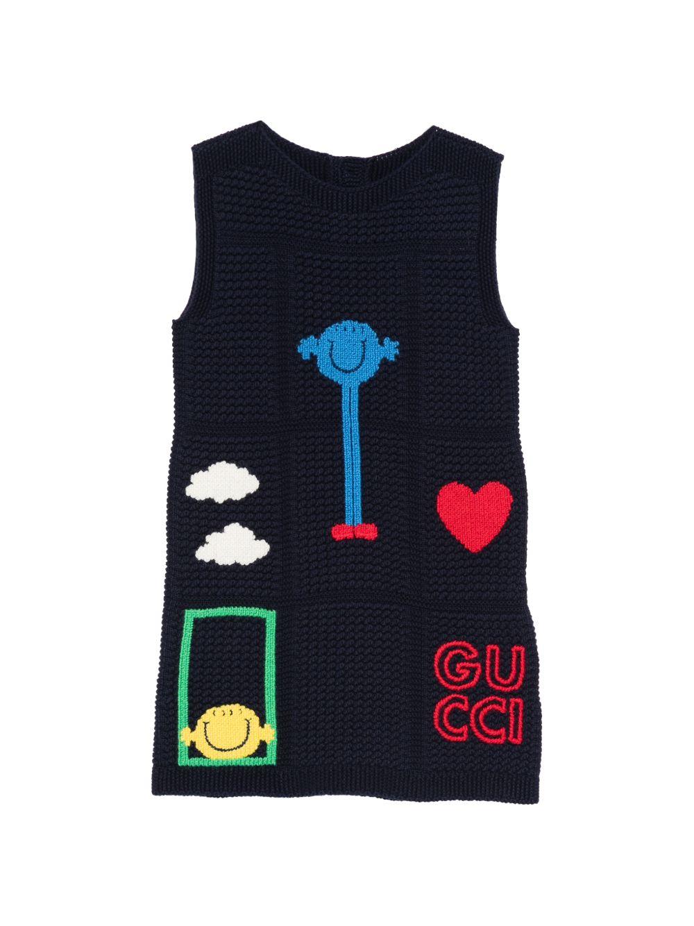 Children's cotton crochet dress 846415 XKFF14264 GUCCI KIDS 