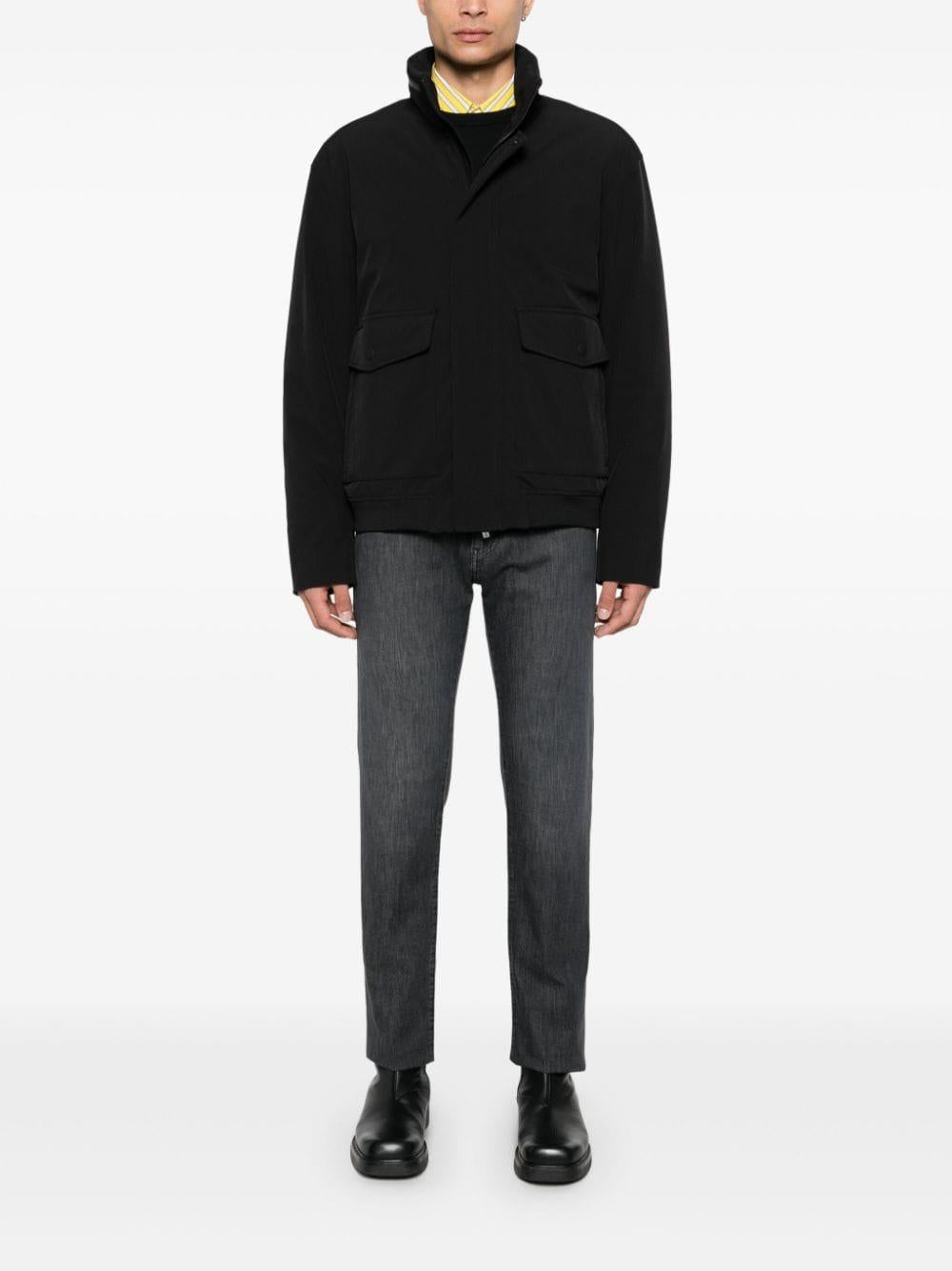 Soft shell bomber jacket<BR/> CFWOOU0920MRUT3496 100 WOOLRICH 