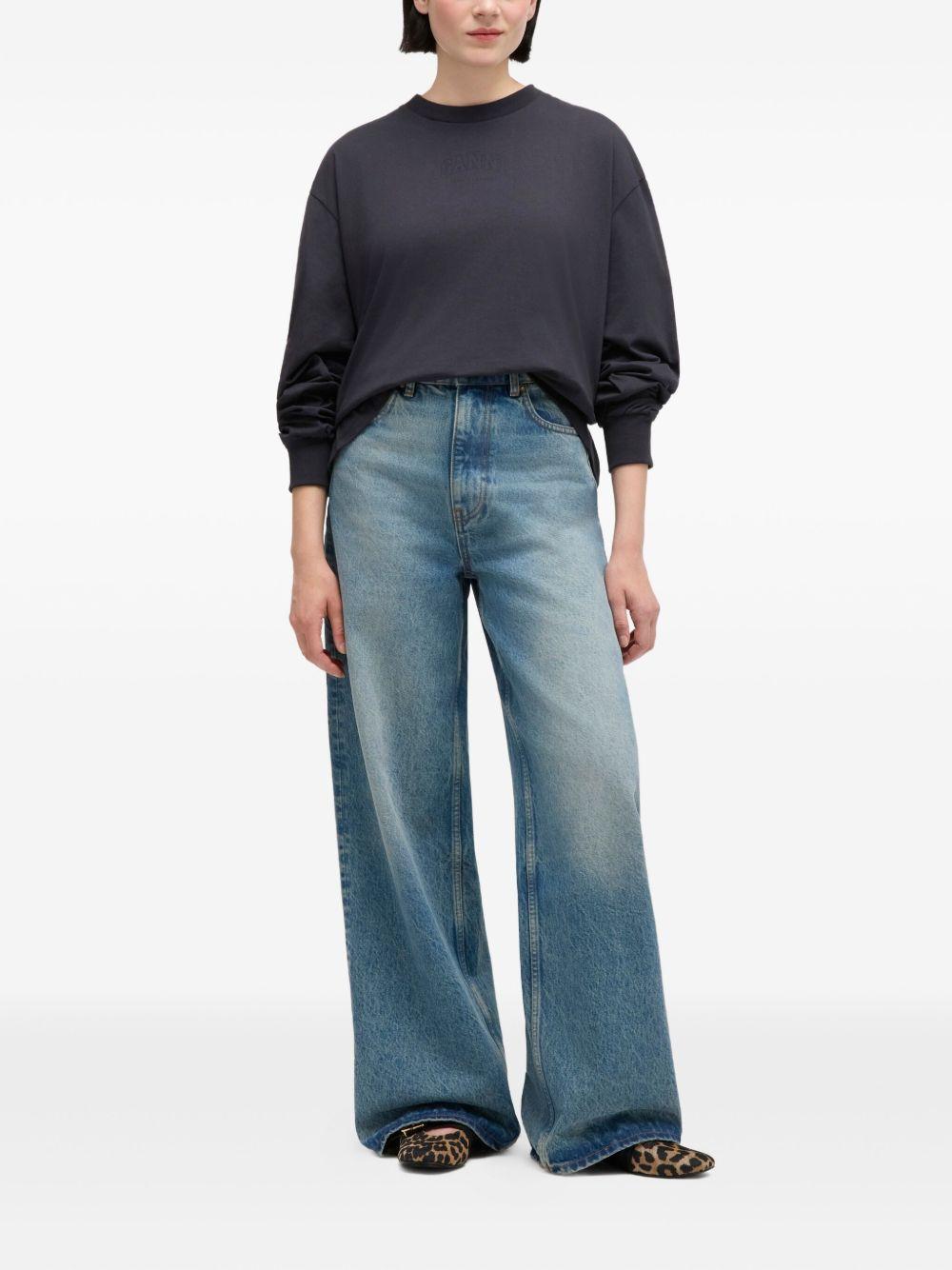 Lari Jeans in Tint Rigid Denim A1100094 567 GANNI 