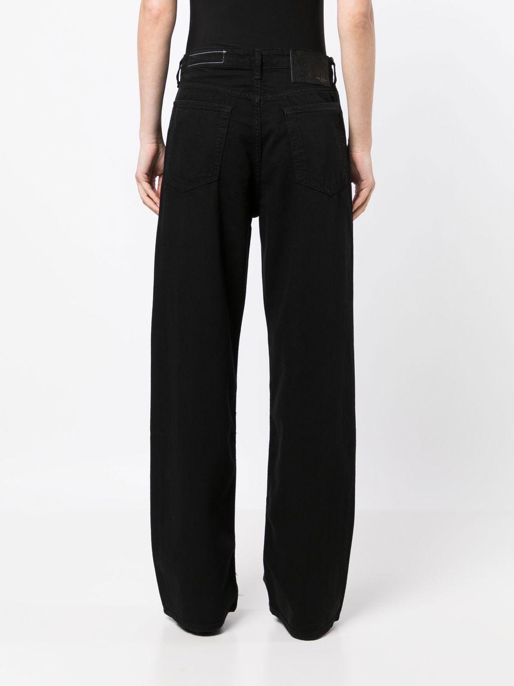 Logan wide-leg trousers WDD22H2935STBL BLACK RAG & BONE 