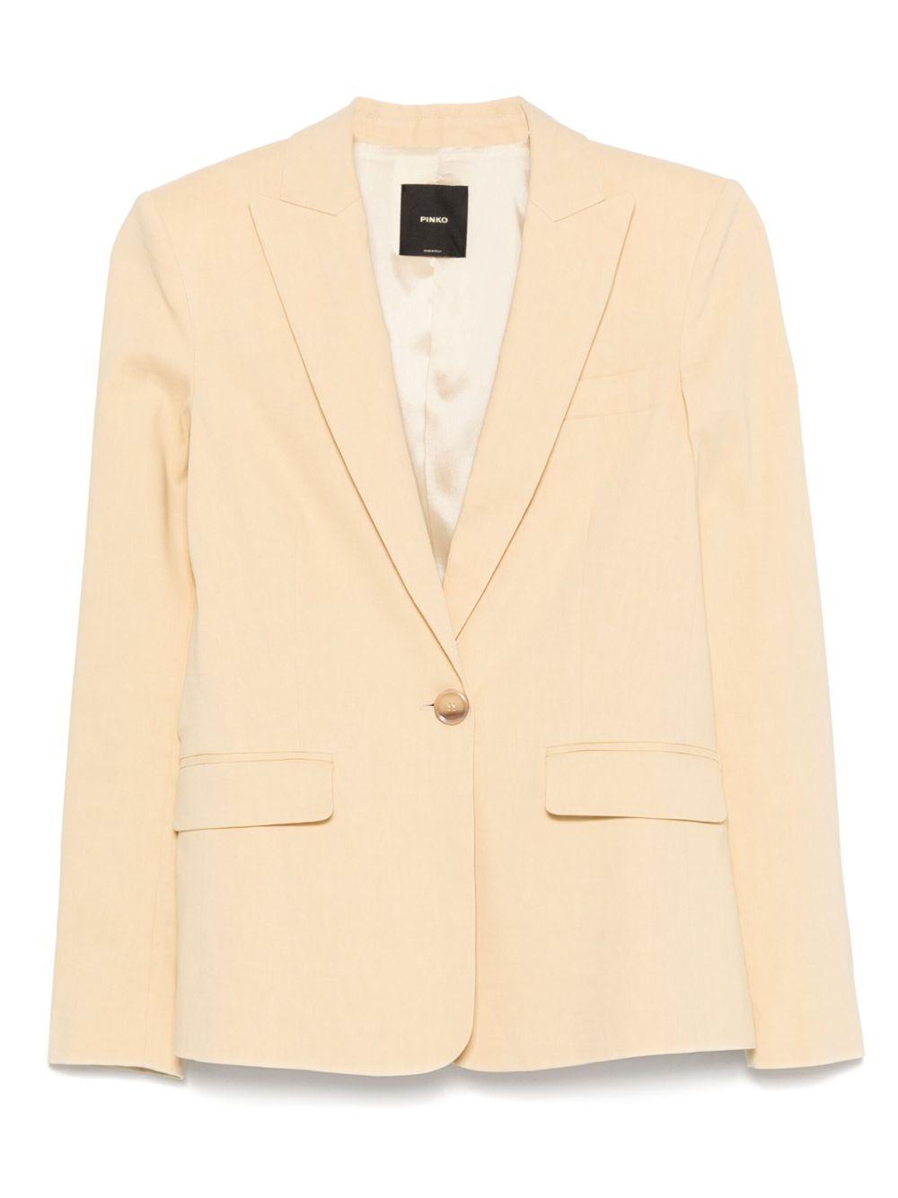 Single-breasted blazer<BR/><BR/> 105057 A0IMC23 PINKO 