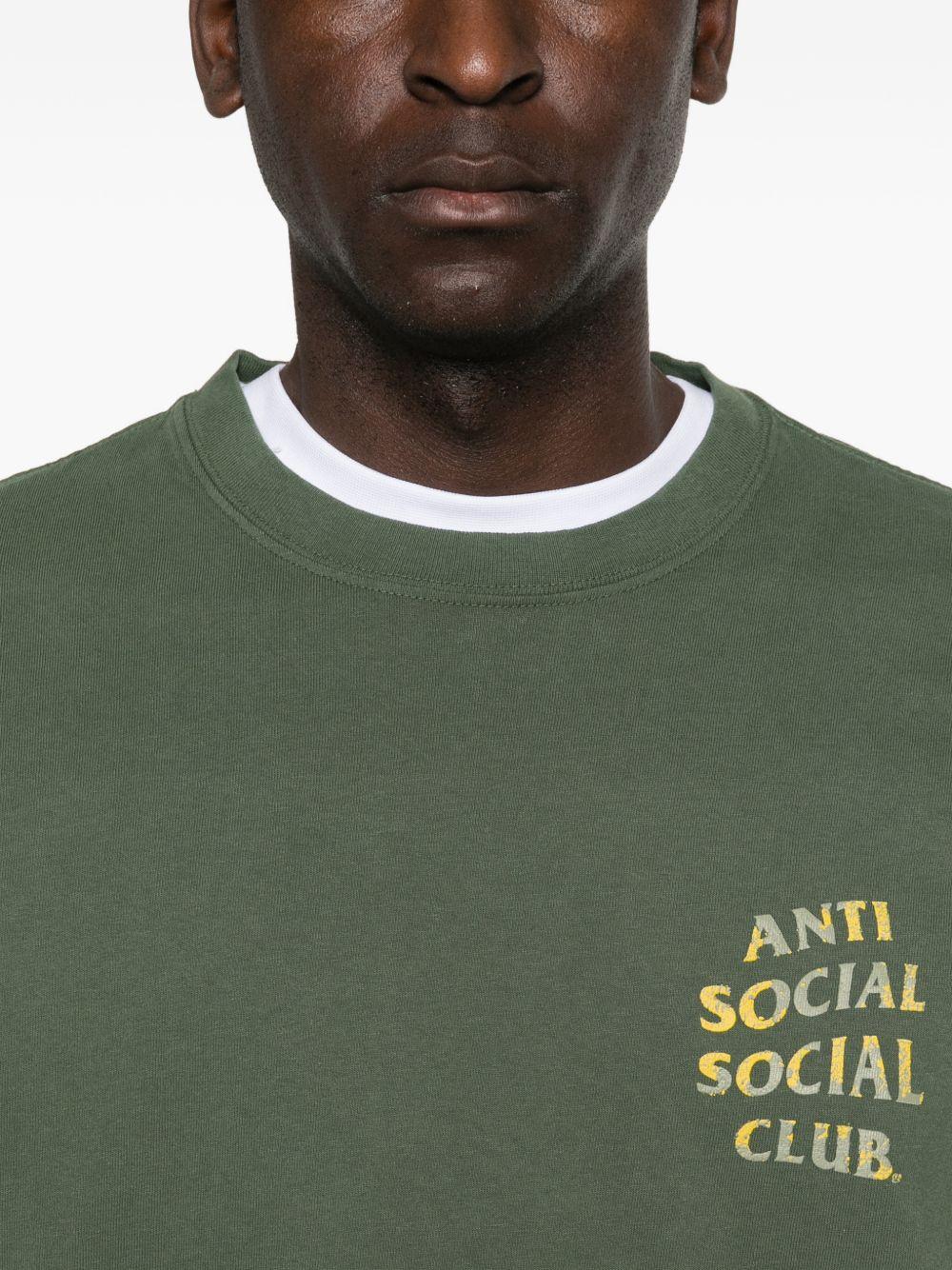 logo-print t-shirt ASSC120029 GREEN ANTI SOCIAL SOCIAL CLUB 