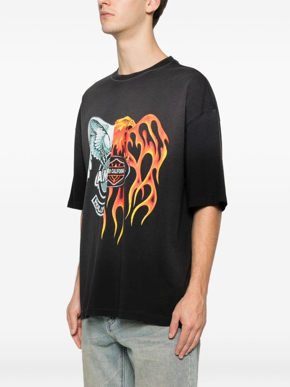 graphic-print T-shirt AMTOJR1043 001 AMIRI 