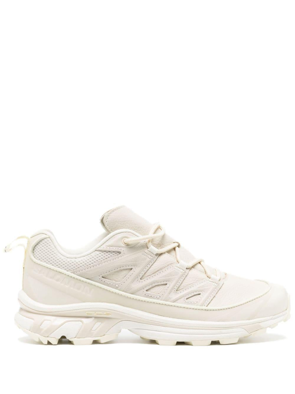 Beige pannelled design sneakers L47294800 ICE/ALMOND MILK/ YELLOW SALOMON 