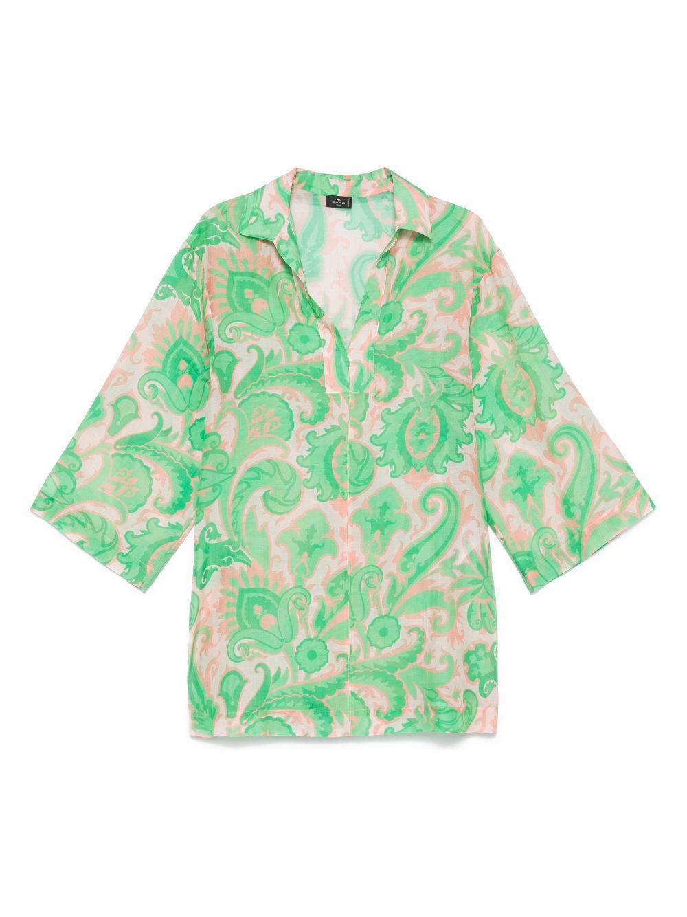Paisley-print cover-up<BR/><BR/><BR/> WRPA0023 AK752X0875 ETRO 