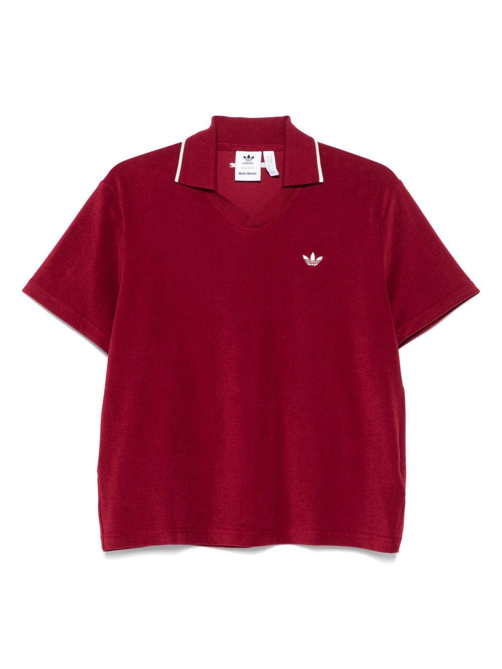 Adidas Terry Polo Shirt JW1122 CBURGU ADIDAS x Wales Bonner 