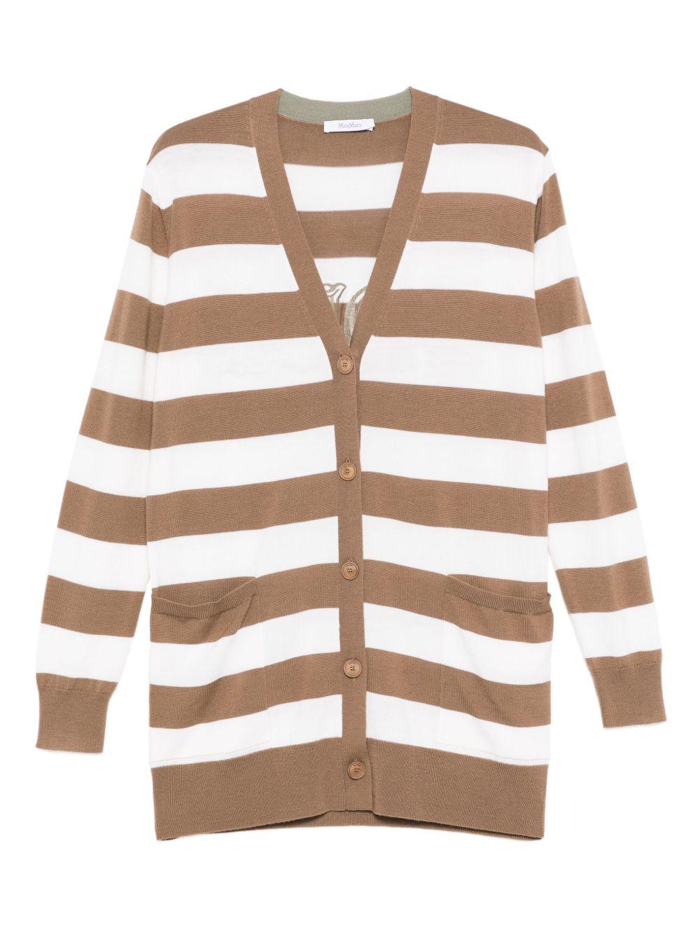 White brown Fiemme cardigan 2521346031 FIEMME009 MAX MARA 