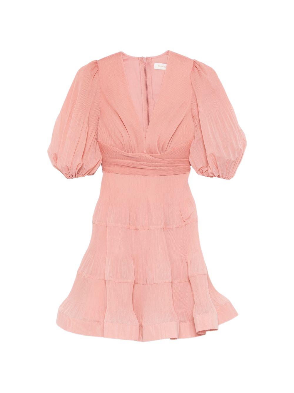 Pleated mini dress 3904DS26R DPI ZIMMERMANN 