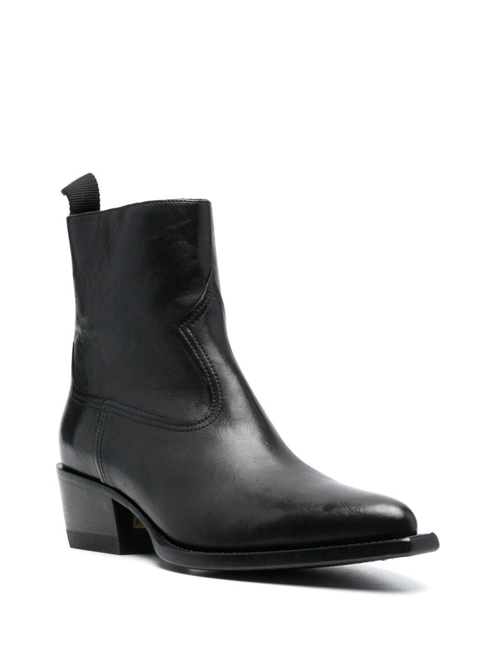 Pointed-toe leather boots GWF00545 F00448890100 GOLDEN GOOSE 